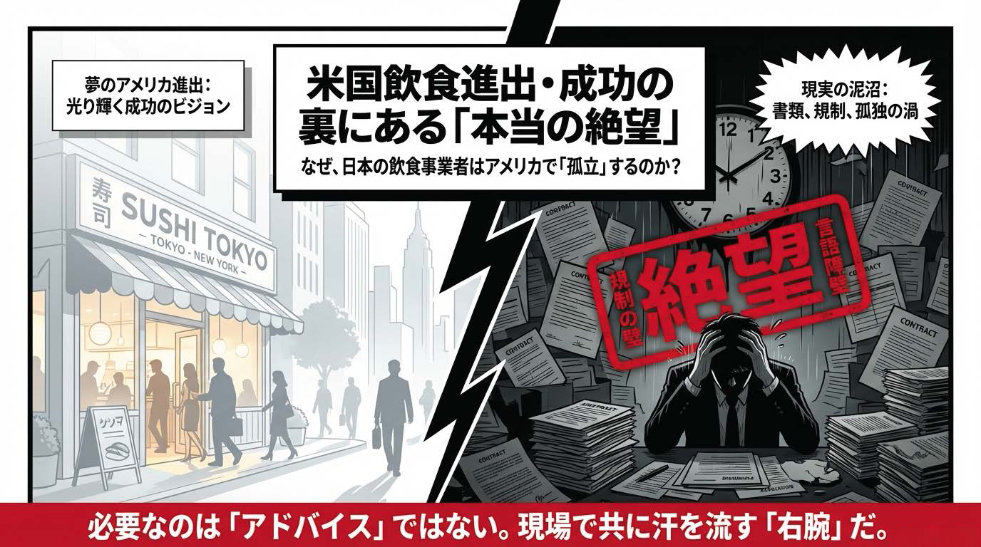 米国飲食進出・成功の裏にある本当の絶望